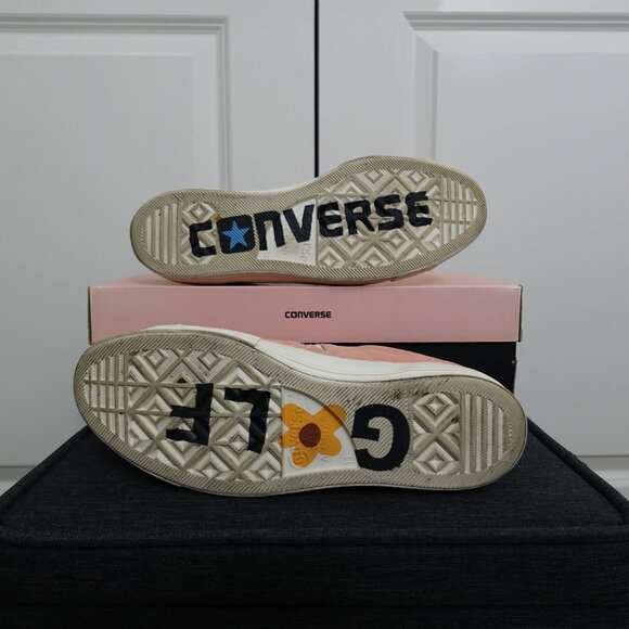 Size 11 - Converse x Golf Le Fleur One Star - Peach Pearl Pink Tyler the Creator - Picture 4 of 7
